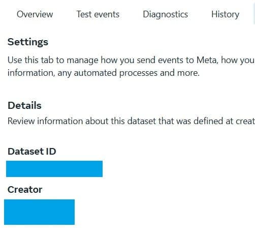 Copying Dataset ID