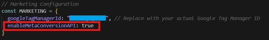 Enabling Meta Conversion API
