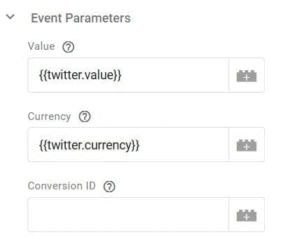 Configuring Event Parameters for Checkout Initiated